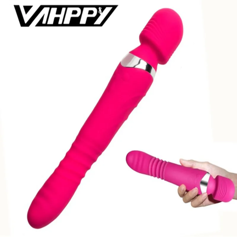 USB G Spot фаллоимитатор с подогревом вибратор AV палочка секс игрушки для женщин