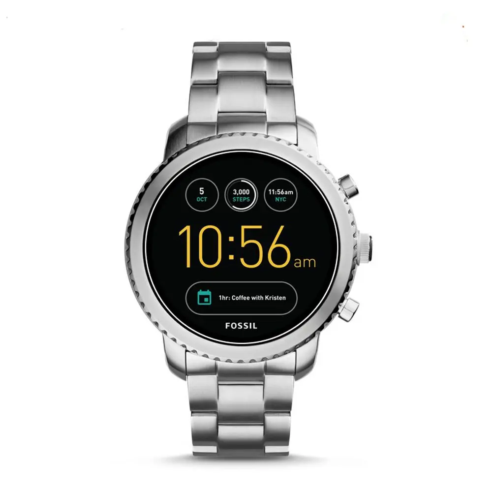 Защитное закаленное стекло 9H для умных часов Fossil Q Explorist Gen 3 | Электроника