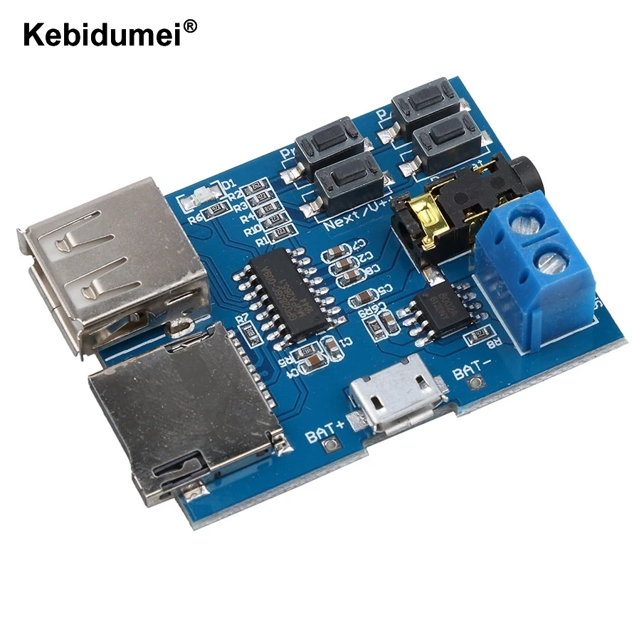 Kebidumei 2019 Hot TF card U disk MP3 Format decoder board module amplifier decoding audio Player | Электроника