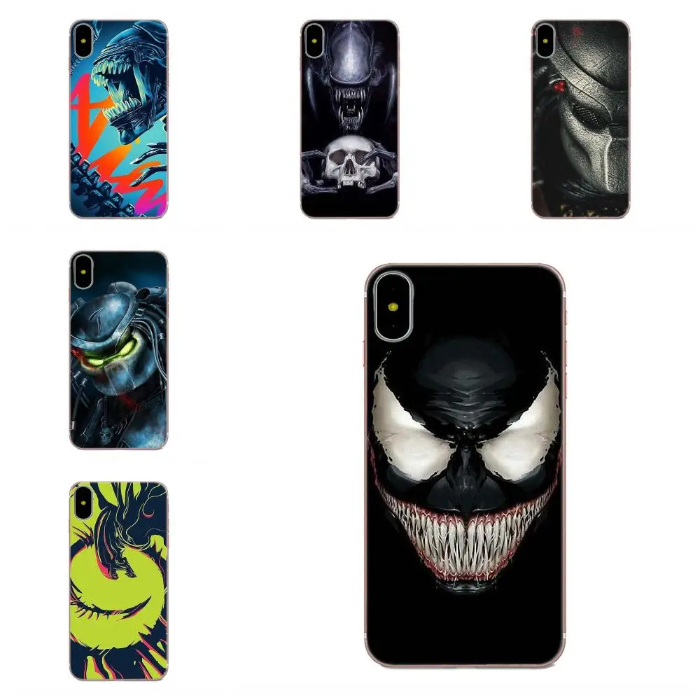 Аниме Alien vs Predator мягкий чехол для Apple iPhone X XS Max XR 4 4S 5 5C 5S SE 6 6S 7 8 Plus|Чехлы-накладки| |