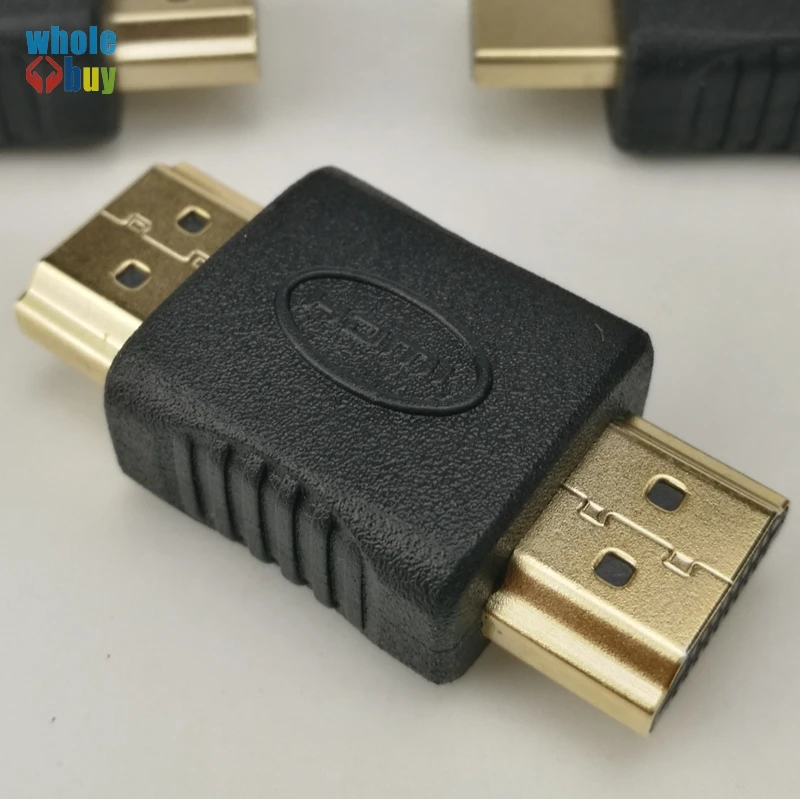 100 шт./лот Переходник HDMI штекер соединитель конвертер для HDTV проектора ноутбука