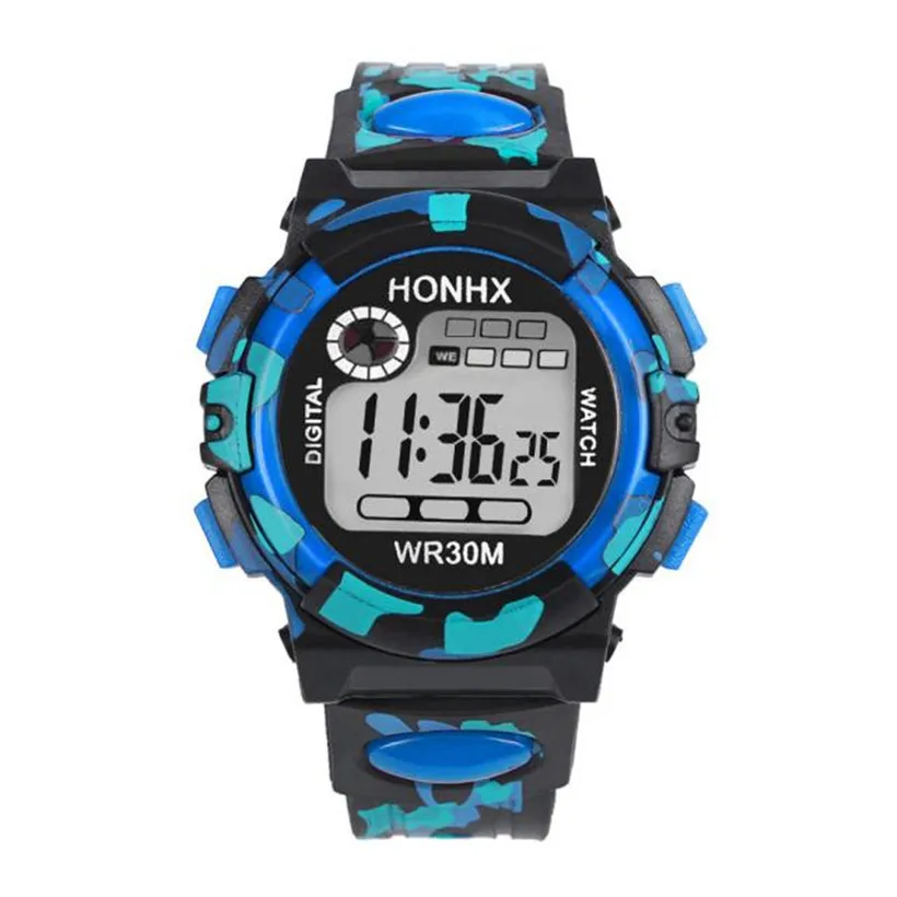 

2018 Kids Child Boy Girl Multifunction Waterproof Sports Electronic Watches Gift relogio masculino feminino Dropshipping