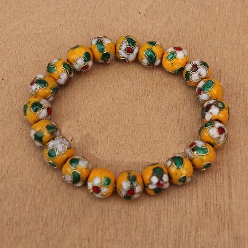 Китайская перегородчатая эмаль 12 мм бисером Браслеты красочные в этническом
