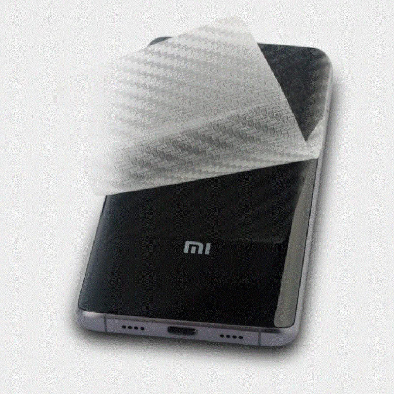 Ascromy 10 шт. 3D стикер из углеродного волокна защита задней крышки от царапин для Xiaomi