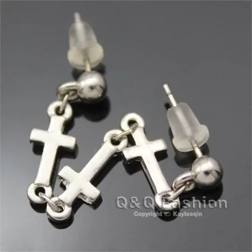 Chic Triple Cross Piercing Cartilage Ear Cuff Earring Fancy Dress Costume Jewelry 2018 New | Украшения и аксессуары
