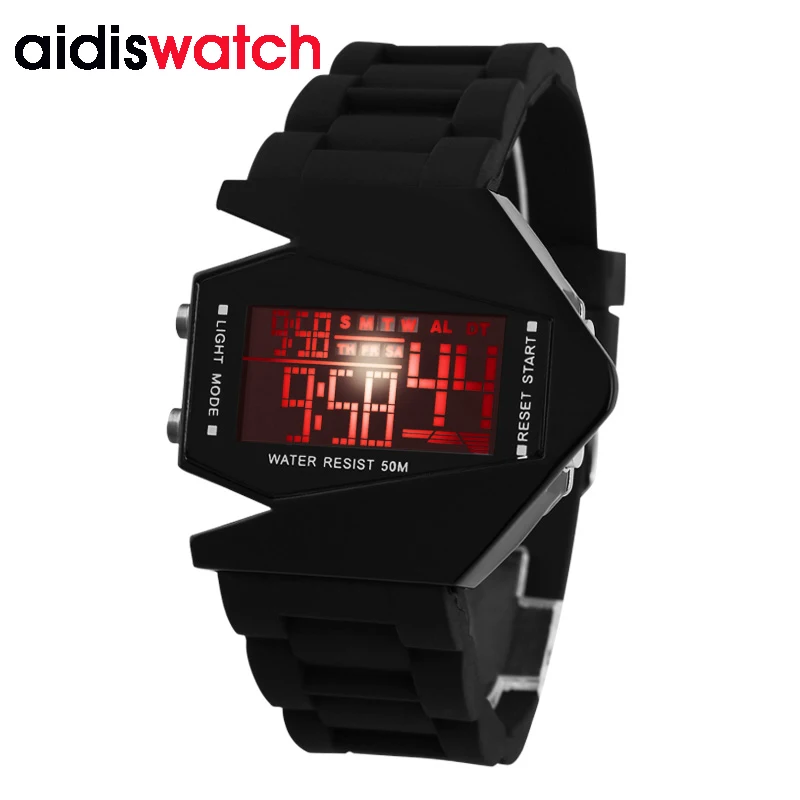 Горячая Распродажа бренд Addies в форме самолета детский светодиодный цифровые