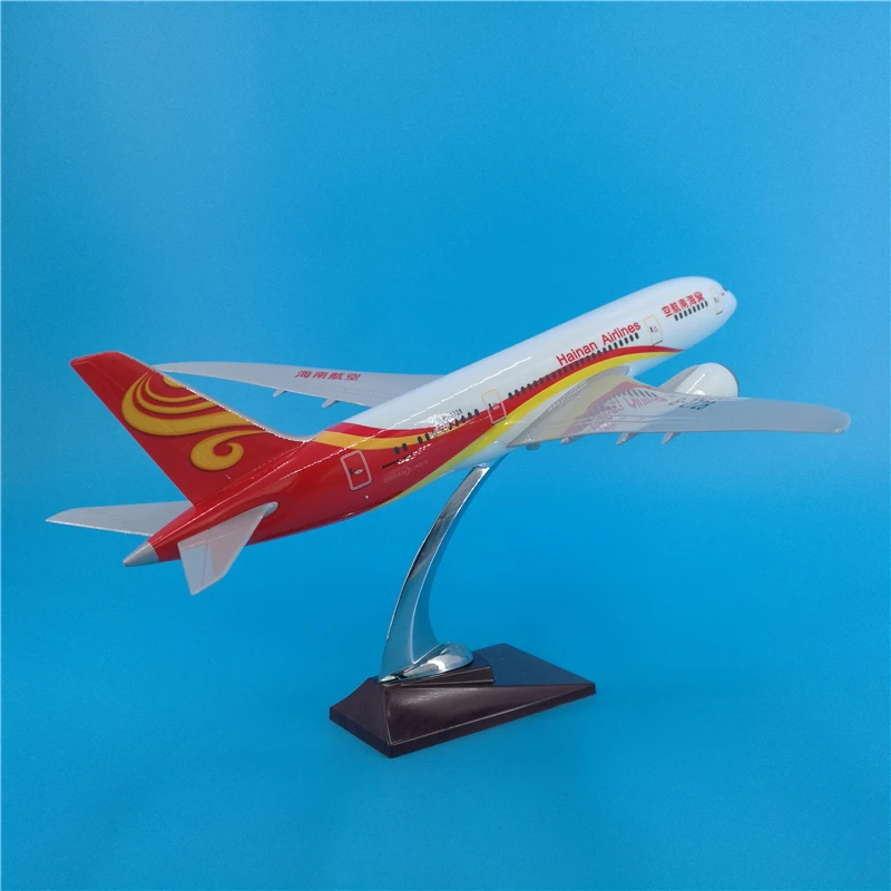 Модель самолета воздуховода B787 43 см модель Боинг 787 авиакомпании Hainan| |