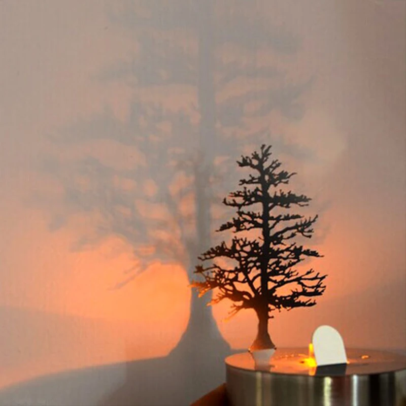 Novelty теневой проекции лампы романтическая атмосфера led настроение night light home decor