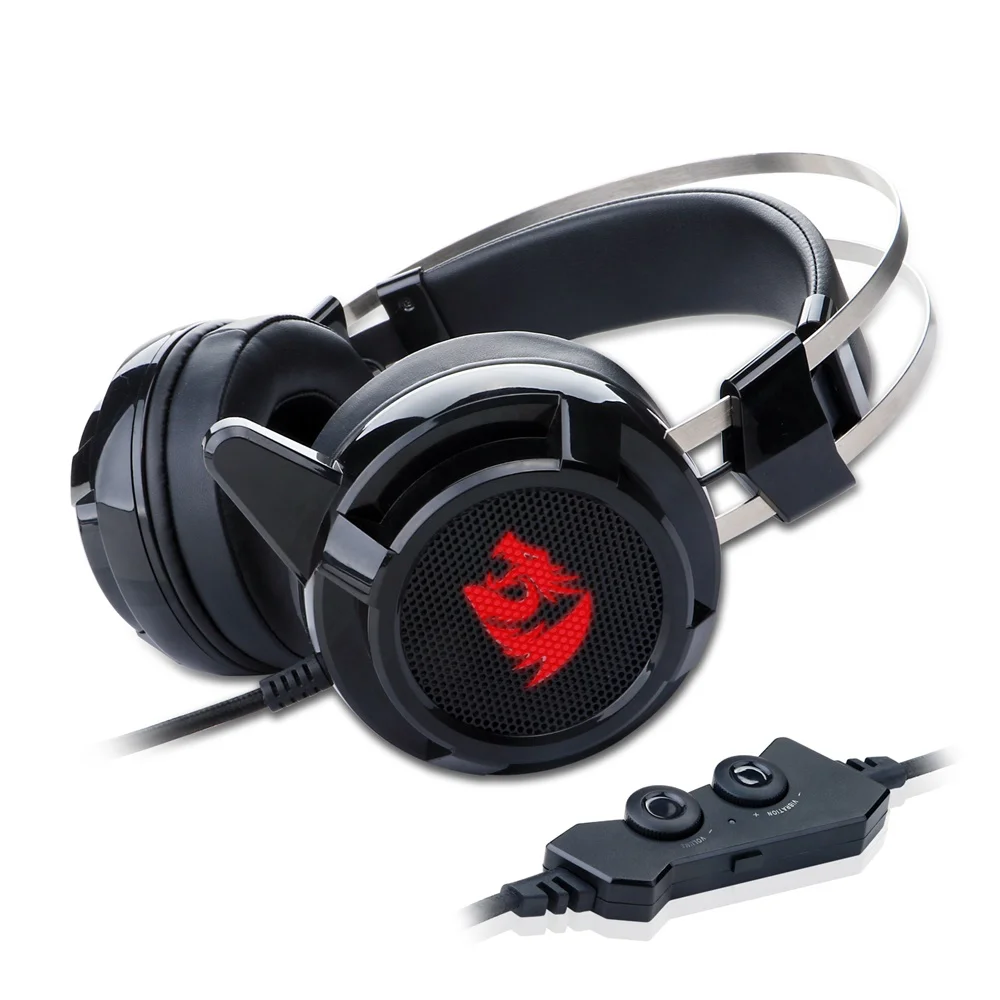 

Игровые наушники Redragon H301 SIREN2 7,1 USB, игровая гарнитура с объемным звучанием, вибрацией, шумоподавлением, микрофоном для любителей компьютерны...