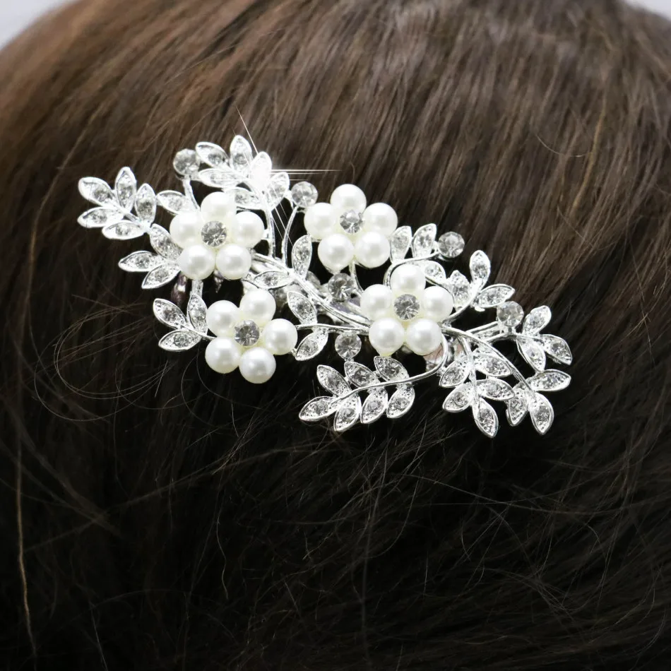 Модные женские аксессуары для волос свадебные украшения кристально прозрачные