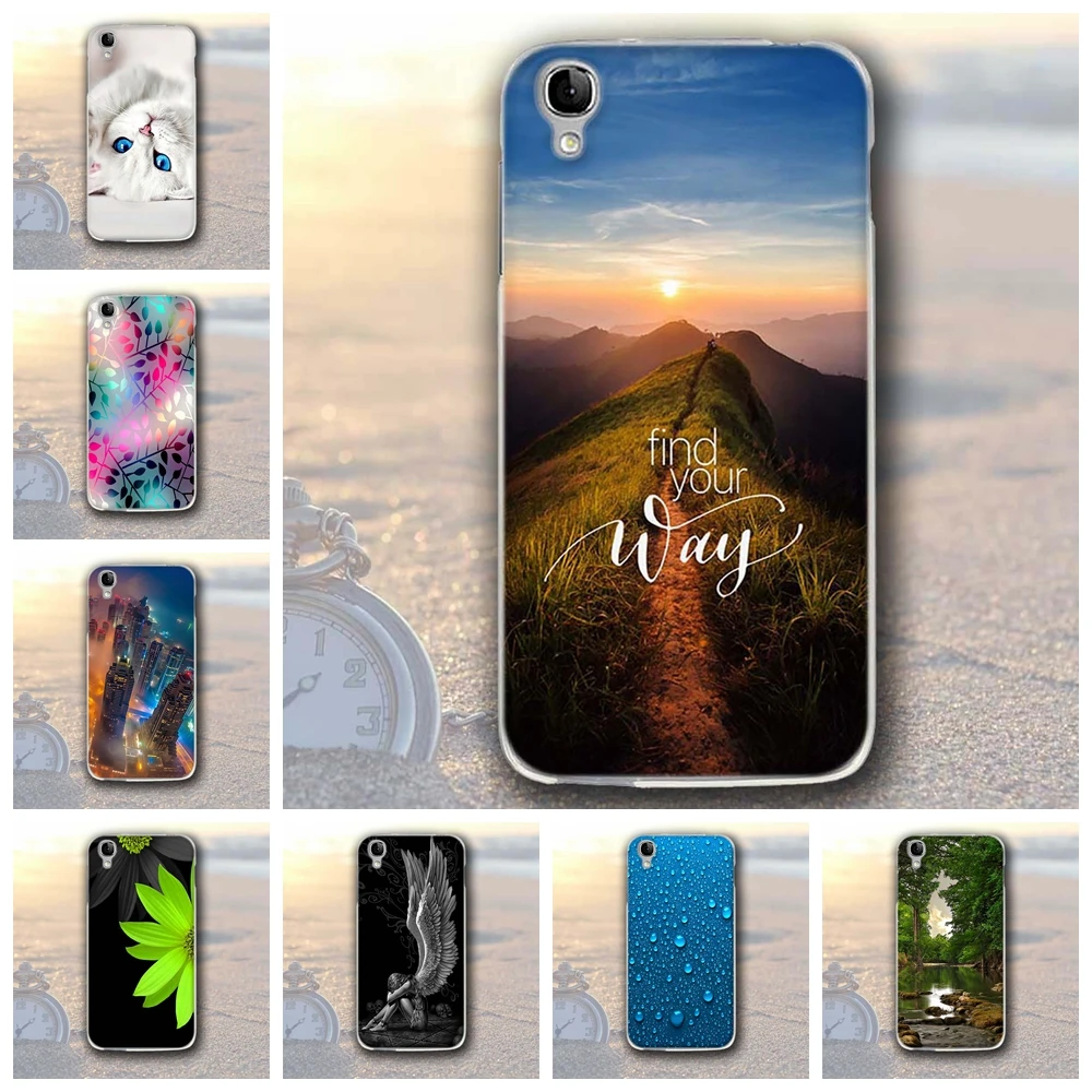 Роскошный чехол с принтом для Alcatel One Touch idol 3 4 7 дюйма 6039Y мягкий из ТПУ 6039|case cover|tpu
