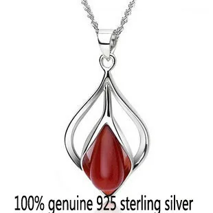Wholesale genuine 925 sterling silver fashion pendant necklace wedding jewelry for women 2Q532 | Украшения и аксессуары