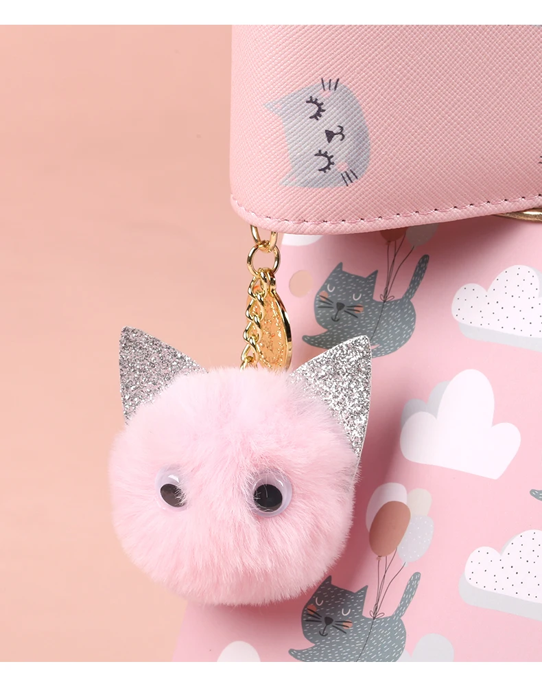 Never Cute блокнот с кошкой Hairball кулон брелок-котенок планировщик дневник украшение бизнес девочки подарок принадлежности школьные канцелярские принадлежности