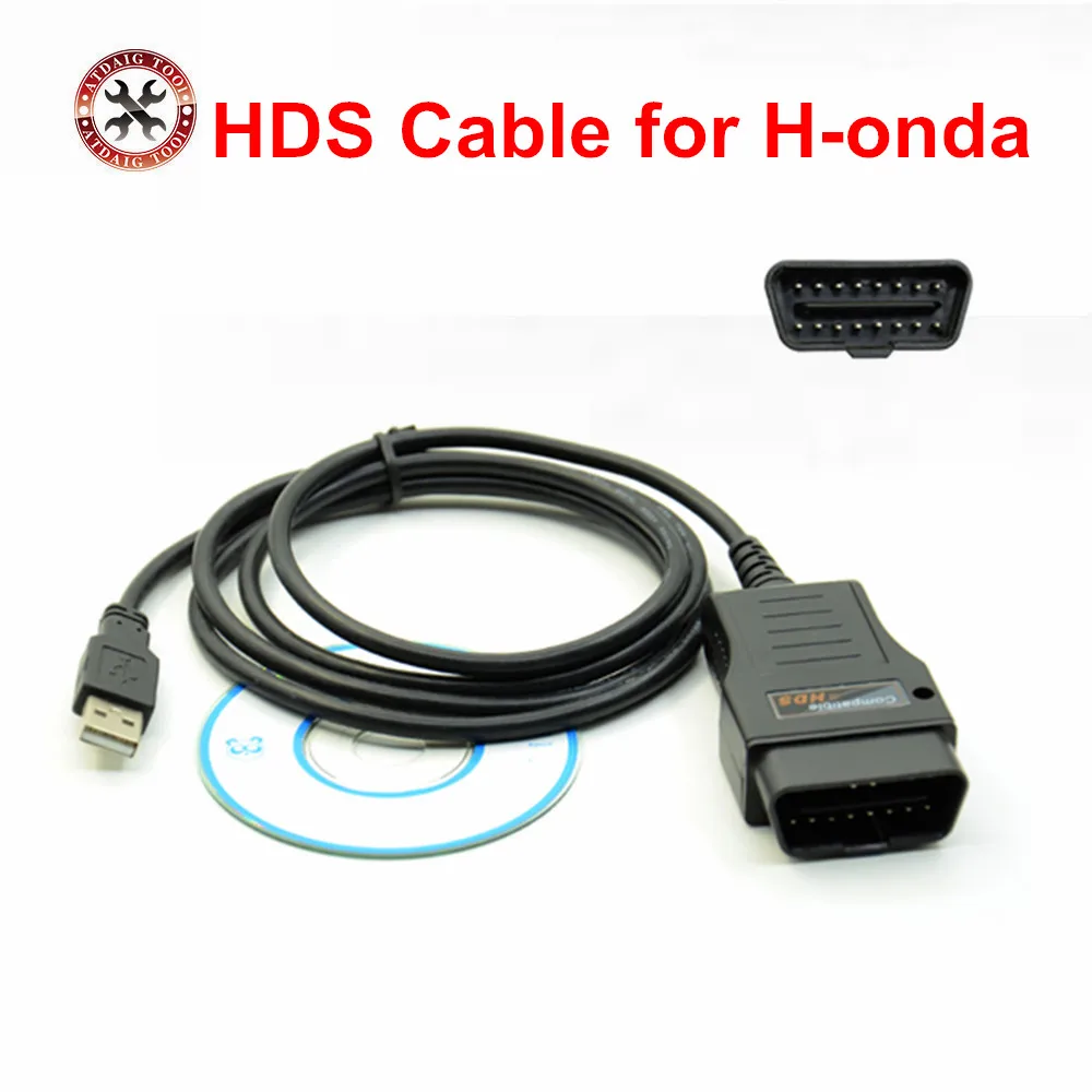 Новинка 2018 кабель Xhorse HDS для диагностического кабеля Honda OBD2 с множеством языков