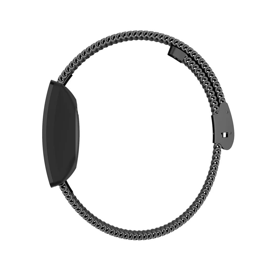 Нержавеющая сталь сетка 155-210 мм сменный ремешок для часов + пленка Fitbit Inspire/Inspire HR |