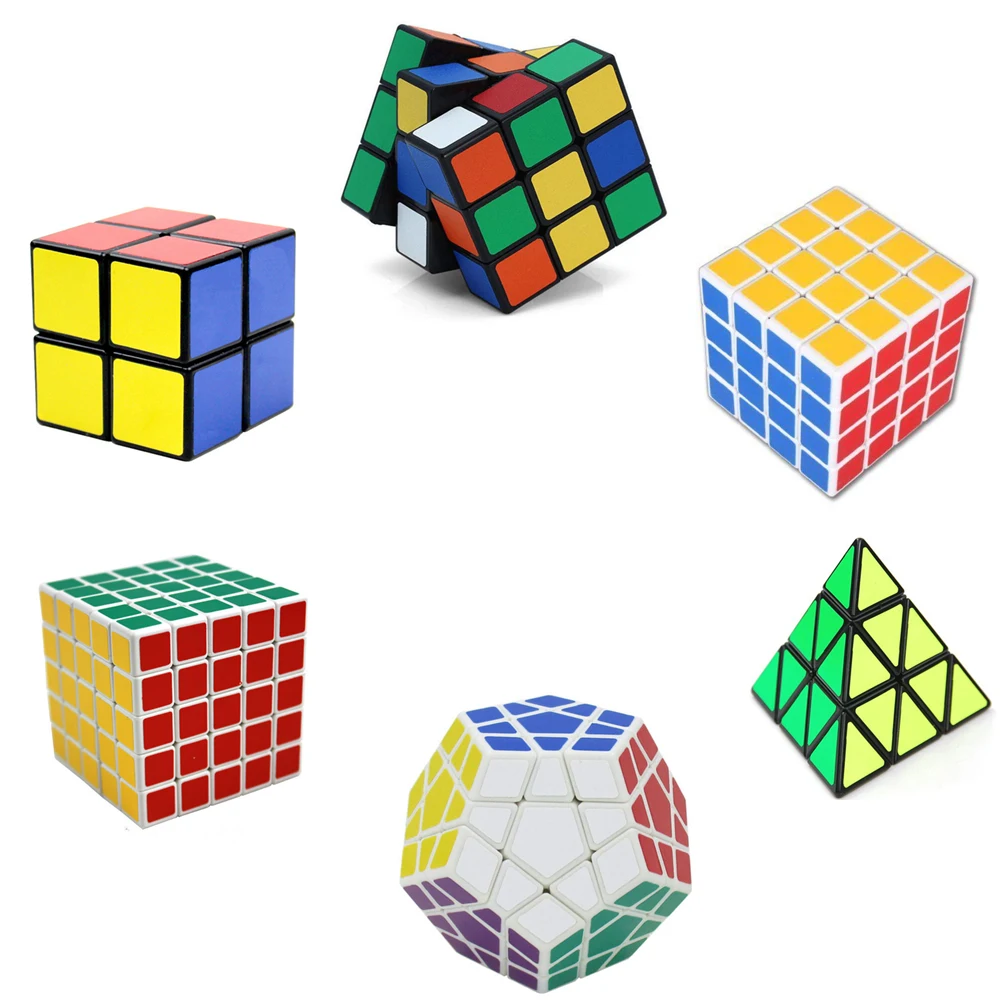 Новый Megaminx Magic Cube квадрат головоломки Скорость Стикеры кубики развивающие снятие