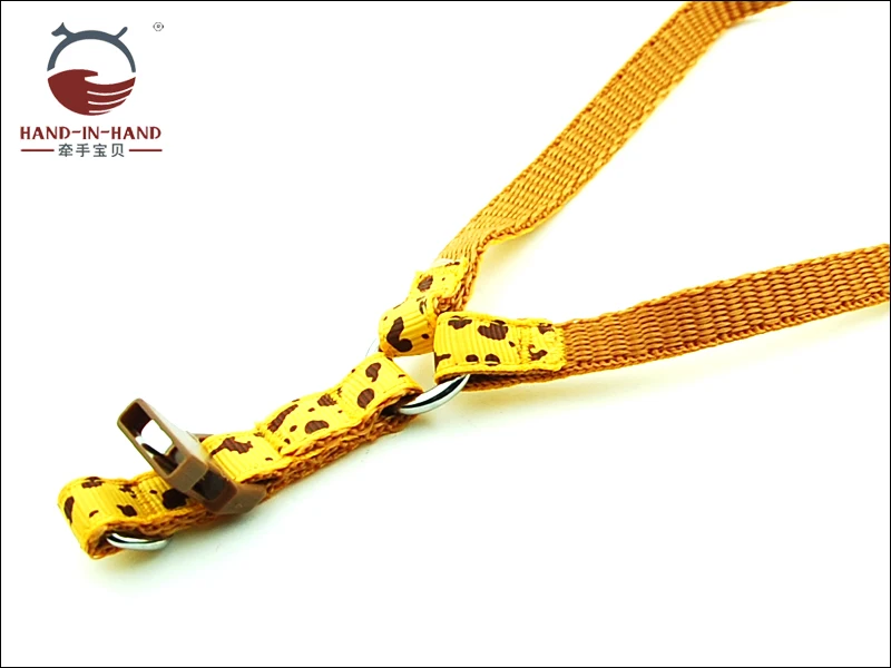 Dog Cat Harness and Leash Small Medium Dog Pet Product Cow Pattern Print Harness and Lead Set
