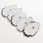 50 шт.лот стороны формы Нетканая самоклеящаяся Замена электродными пластинами для мышечный Стимулятор десятки тысяч половый Массажер колодки