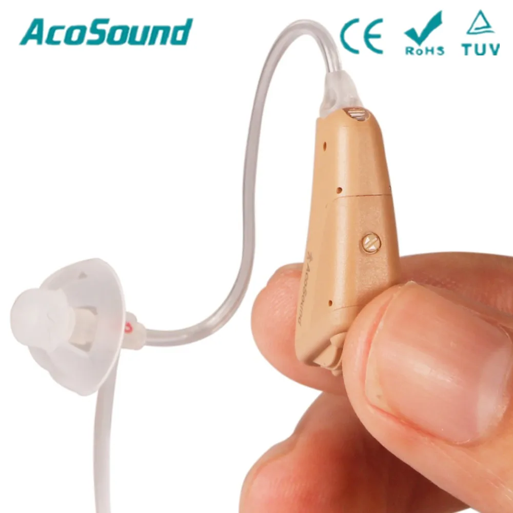 Acosound 610OF Цифровые слуховые аппараты маленький усилитель звука 6 каналов за ушками слуховые аппараты инструменты для ухода
