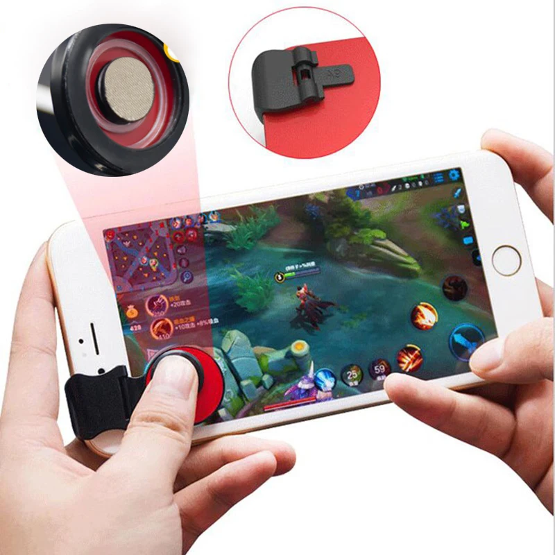 2 шт./Лот Круглый игровой аркадный джойстик мини сенсорный экран смартфона