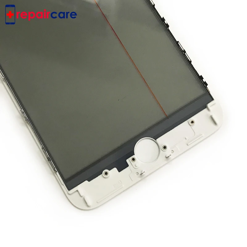 Холодный пресс 4 в 1 переднее стекло экрана с рамкой OCA + поляризатор Для iphone 8 plus 7