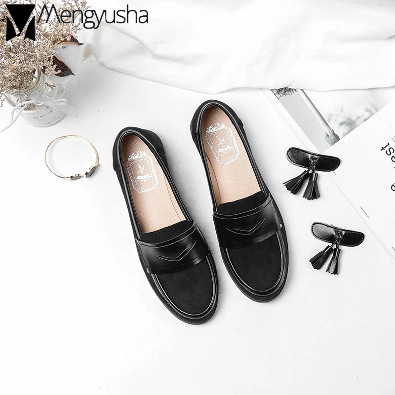 2019 женские лоферы на плоской подошве брендовые Замшевые эспадрильи из