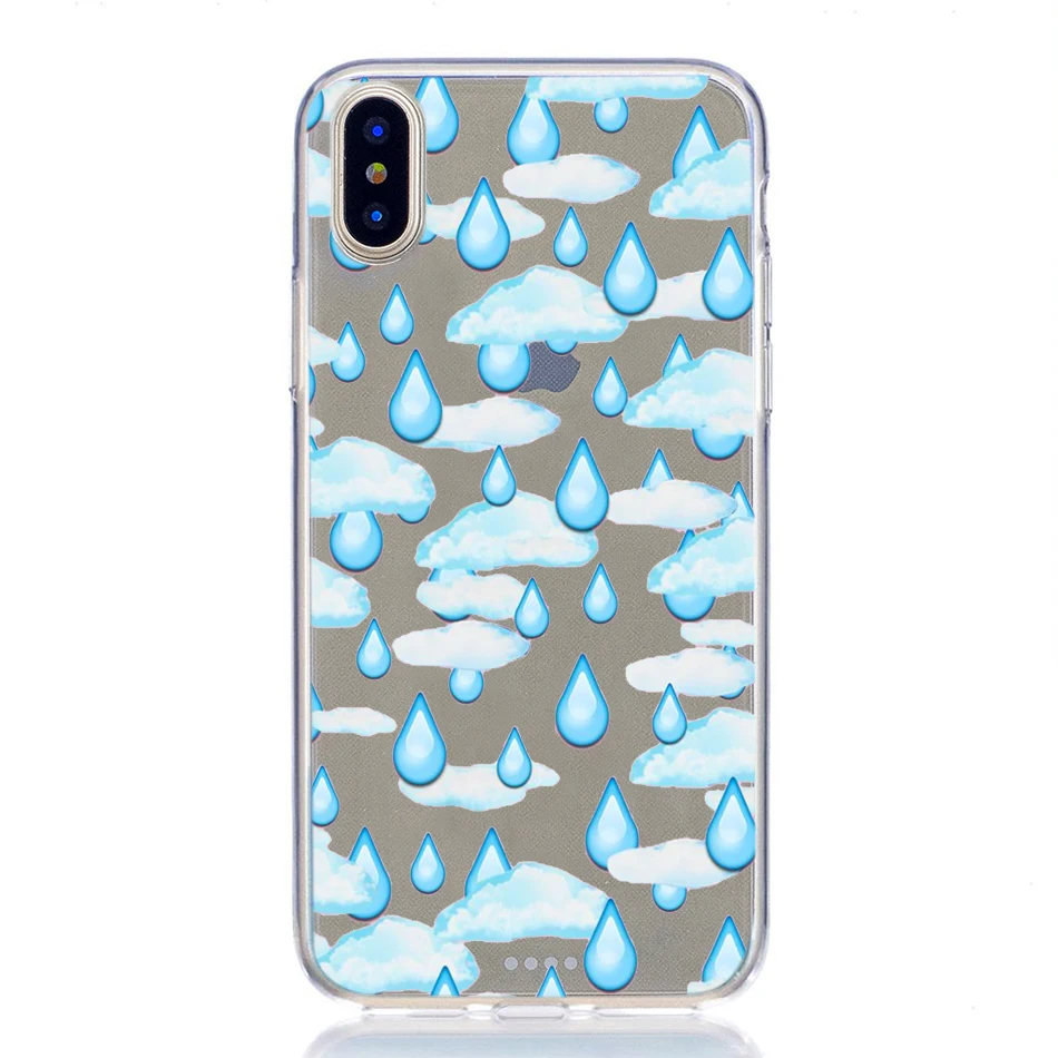 Чехол для iphone x xs max xr 6 6s 7 8 plus funda силиконовый мягкий Оригинальный чехол love перо