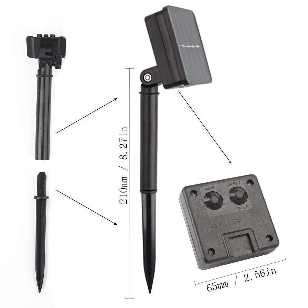 Новый 20 Вт 30 50 светодиодный хрустальный шар солнечный светильник Мощность