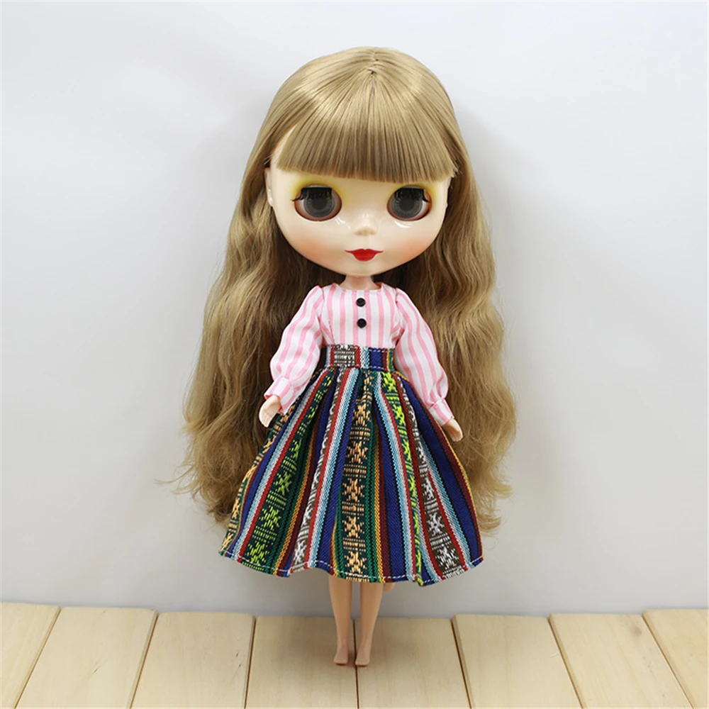 Одежда для 1/6 Blyth ICY кукла Licca костюм 1 шт. зимнее очарование русское платье игрушки