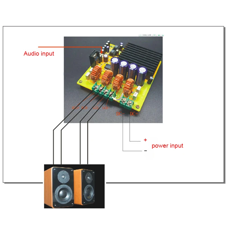 Tas5630 Power Amplifier Audio Board 2X300W Hifi Stereo Class D Digital Amplifiers Home Amp With Ad827 Preamp | Электроника