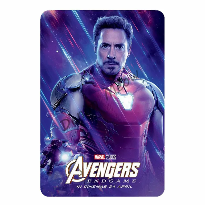8 Marvel Charackers винтажные декоративные металлические пластины Мстители супер герой Живопись стены искусства стикеры Паб Бар Кафе домашний декор WY47 - Цвет: 8