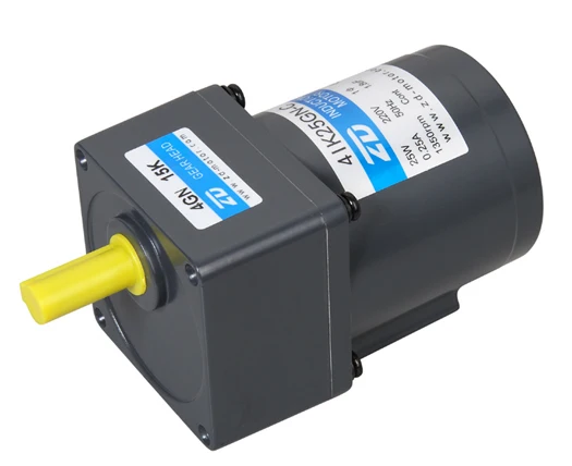 Редукционный двигатель 25 Вт 3 фазы 220 с конденсатором чехол размер 80x80 мм 50 Гц