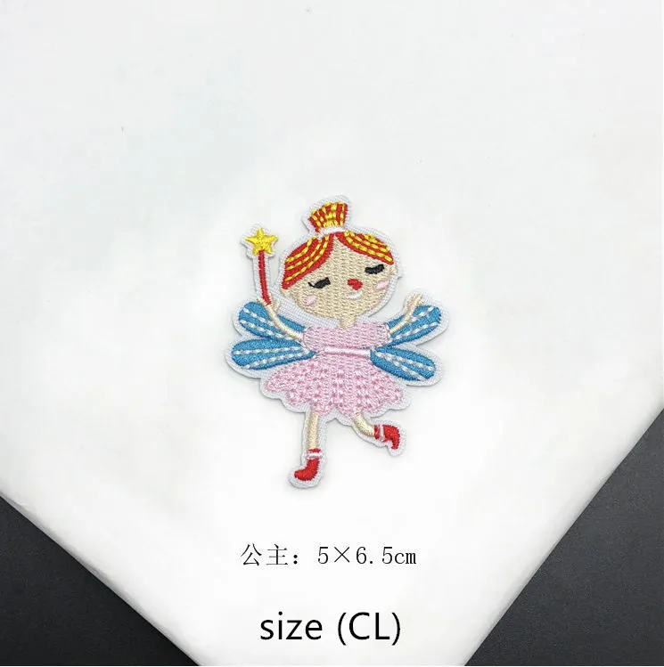 Новое поступление 20 шт. Мультяшные нашивки с вышивкой для девочек и мальчиков