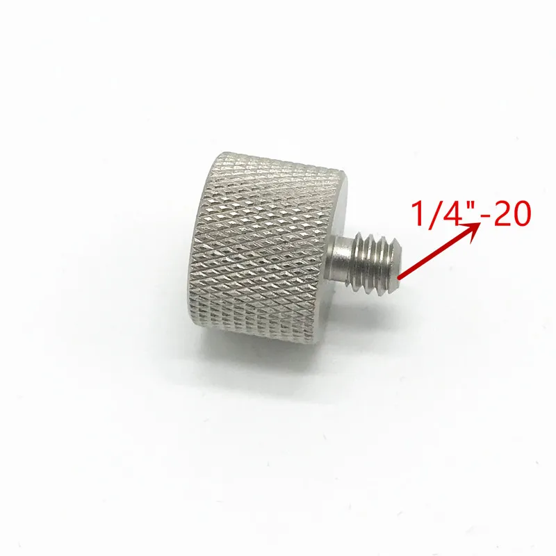 

5/8"-27 Female to 1/4"-20 Male Microfono Screw Holder Stand Adapter Thread Adaptor Microphone Screw Stand