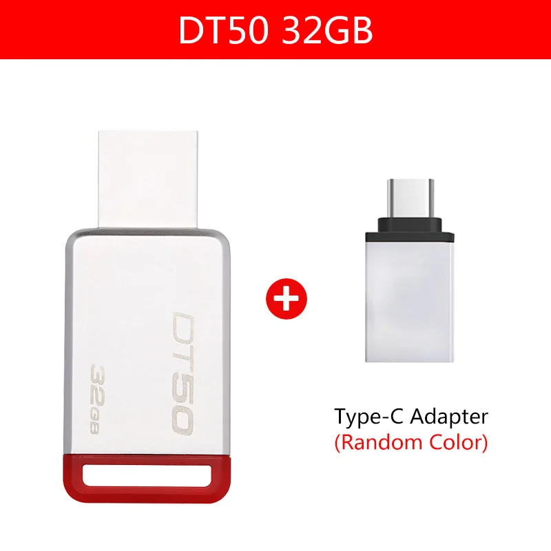 Kingston Флешка флеш-накопитель USB 3,0 32 GB USB 3,1 Флешка для чтения 32 GB карта памяти - Цвет: 32GB-B