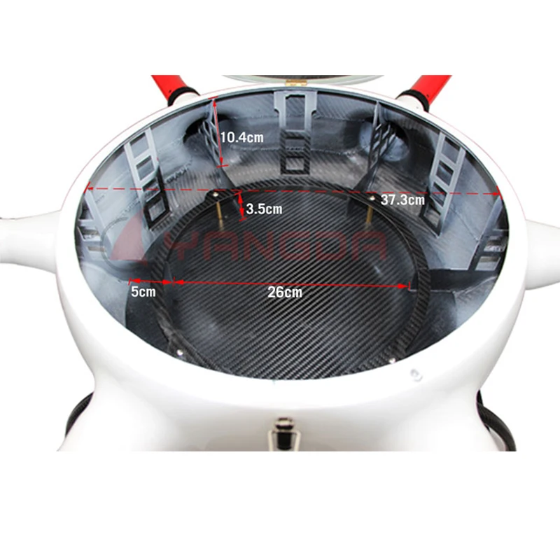 Долгое время полета hexacotper fame для тяжелых левых drone1600mm multirotos с большим фюзеляжем uav