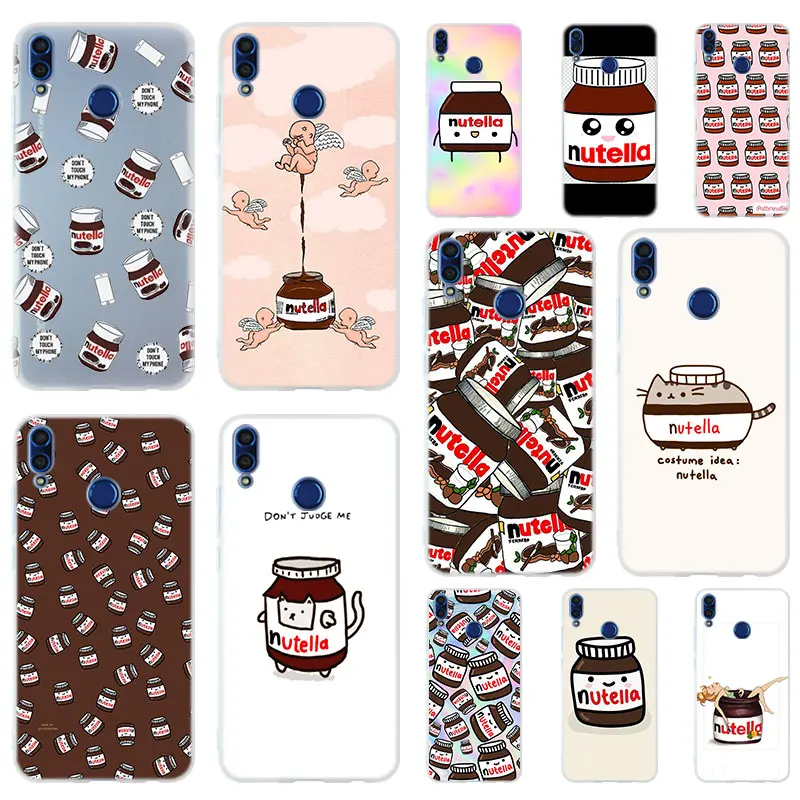 

chocolate Food Tumblr Nutella Soft TPU Case Cover For Huawei Honor 50 30 20 10 9 Lite 9a 8a X8 Pro 10X 10i 30s 20lite 10lite