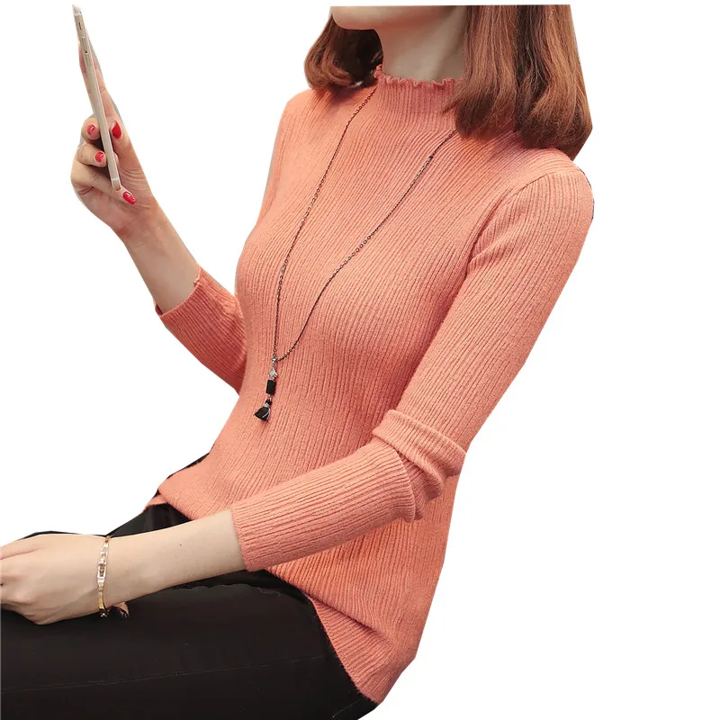25 (had 4 row 7) new autumn dress Cultivate morality half a turtleneck sweater F3187 hedge render unlined upper garment | Женская одежда