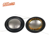ghxamp 25 4mm imported metal titanium film silk side diaphragm 25 core tweeter voice coil speaker repair film 8 ohm 1 pairs