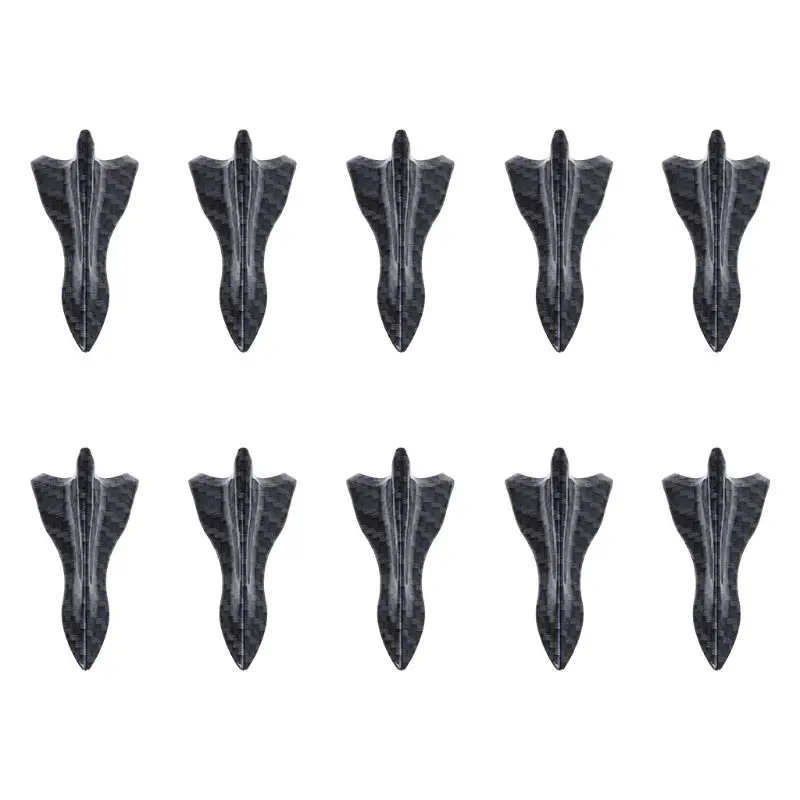 10Pcs Easy installation UV-protected car Rear Roof Shark Fins Spoiler Fin Diffuser Vortex Generator | Автомобили и мотоциклы