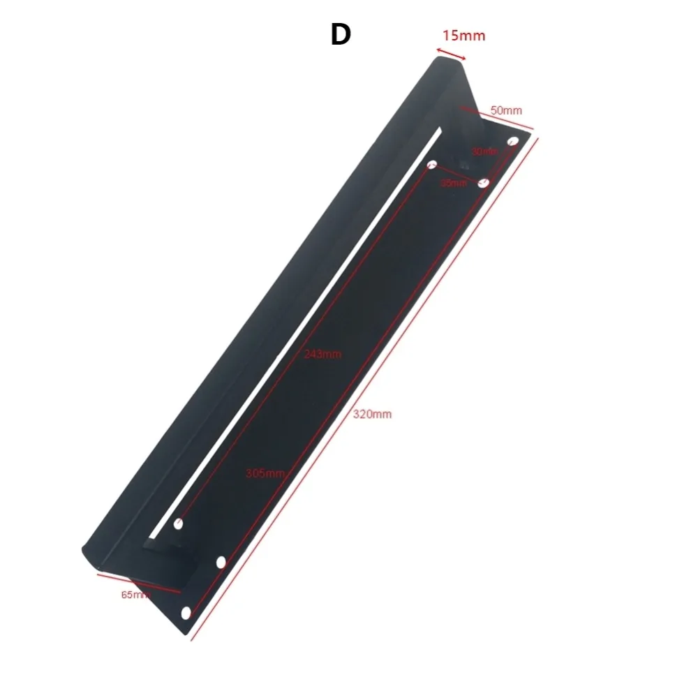 Прочные ручные двери для амбара Вытяжная ручка квадратная черная стальная