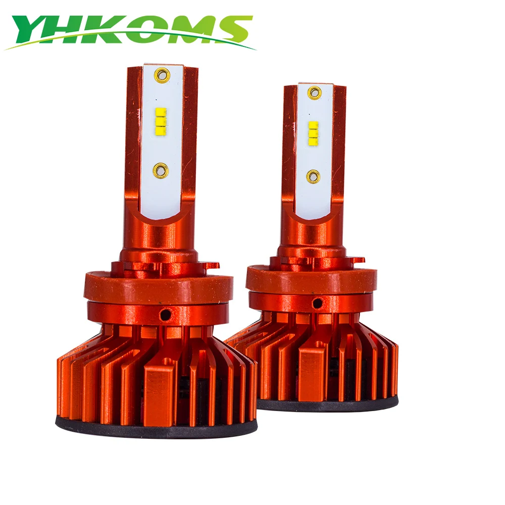 Автомобильные фары YHKOMS мини Фары H8 H9 H11 противотуманные H4 H7 H1 H3 9005 HB3 9006 HB4 880 881 H27