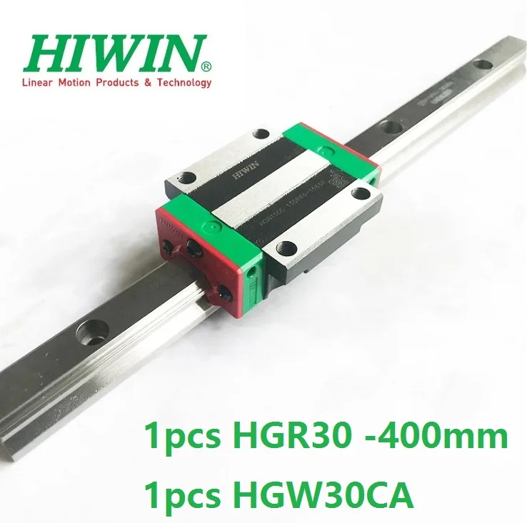1 шт. 100% оригинальный Hiwin Линейная направляющая HGR30 -L 400 мм + фланцевый блок HGW30CA HGW30CC