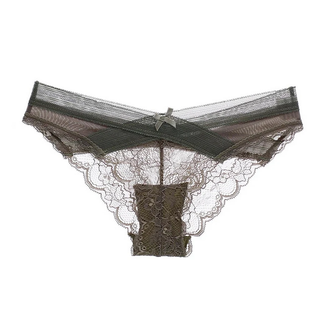 Женские кружевные трусики пикантные Bragas нижнее белье трусики-стринги Нижнее белье Ropa Interior Femenina прозрачное Горячее предложение