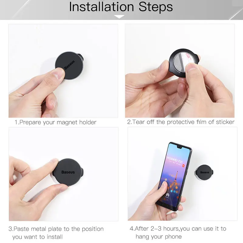 baseus magnetic car holder universal phone holder in car for iphone xs samsung s10 xiaomi mi 9 magnet mobile phone holder stand free global shipping