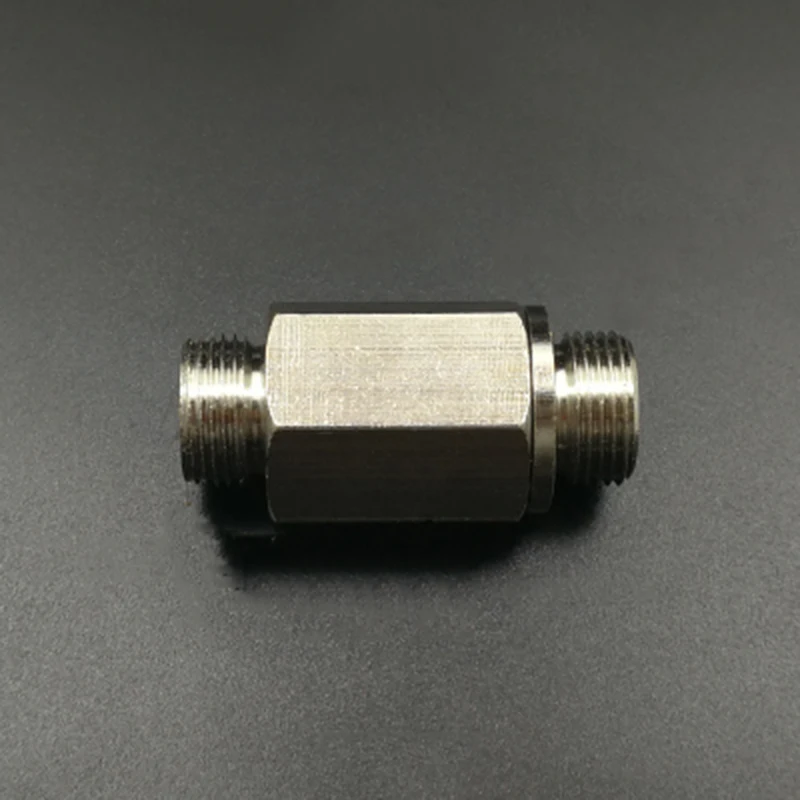 3/8 &quotBSP Male x 3/8&quot BSP Мужской Латунный обратный клапан односторонний для воды нефти