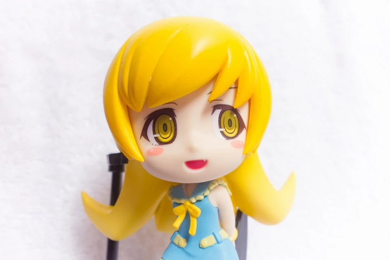 Японская Оригинальная фигурка аниме 10 см кавайная Q version Oshino Shinobu Коллекционная