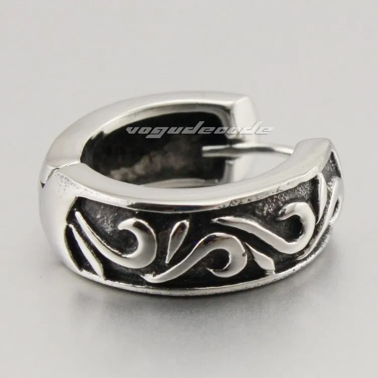 Стильные мужские серьги из нержавеющей стали 316L G004 (2 шт.)|earring post|earrings lightearring men |