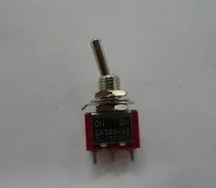

Бесплатная доставка 15 шт. тумблер красный MTS-102 3-контактный SPDT ON-ON 5A 120VAC/2A 250VAC + горячая распродажа