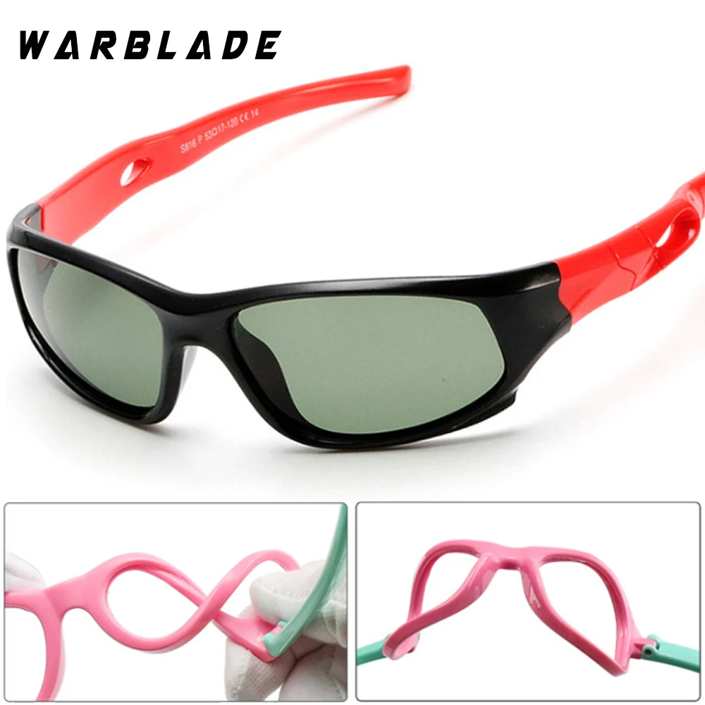 

Cute Baby Polarized Sunglasses Kids Child Girls Boys Sport Goggles TR90 Polaroid Sun Glasses Shades Infant oculos WBL